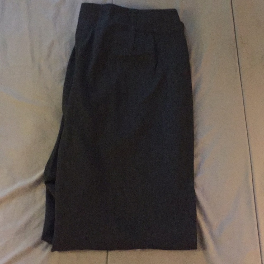Charcoal dress pants. Great for the office.